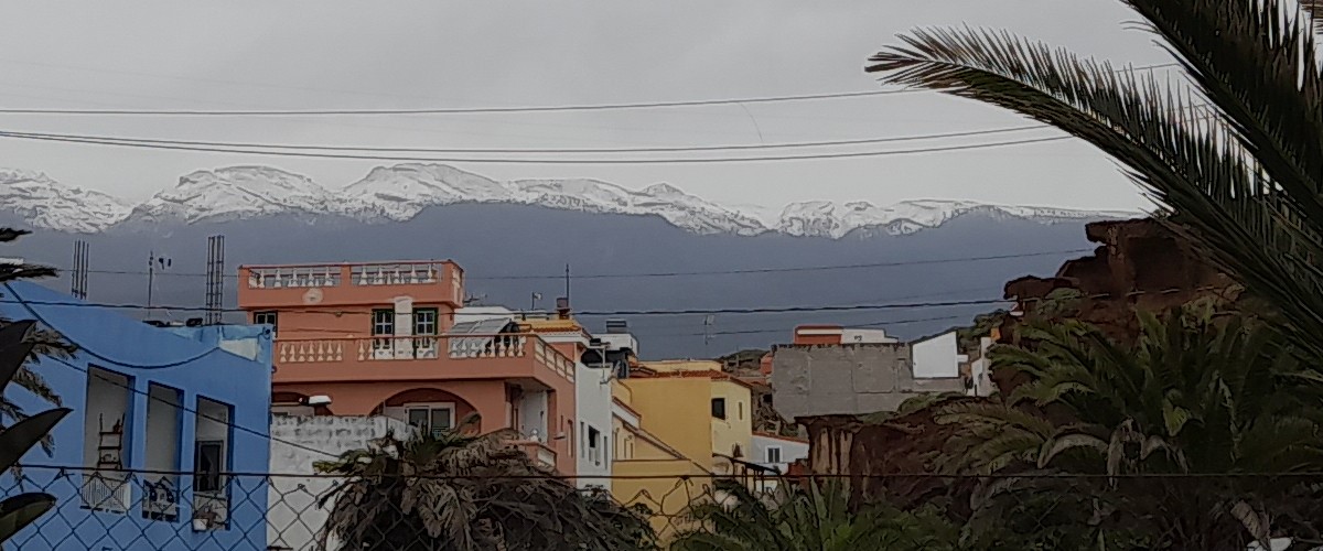 Schnee auf Teneriffa